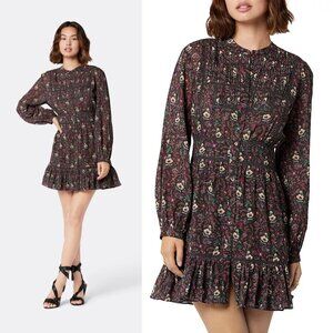 NWT New $348 Joie Charmesse Cotton Printed Mini Dress Size 6